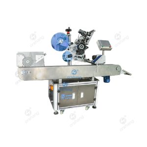 Horizontal blood collection tube labeling machine