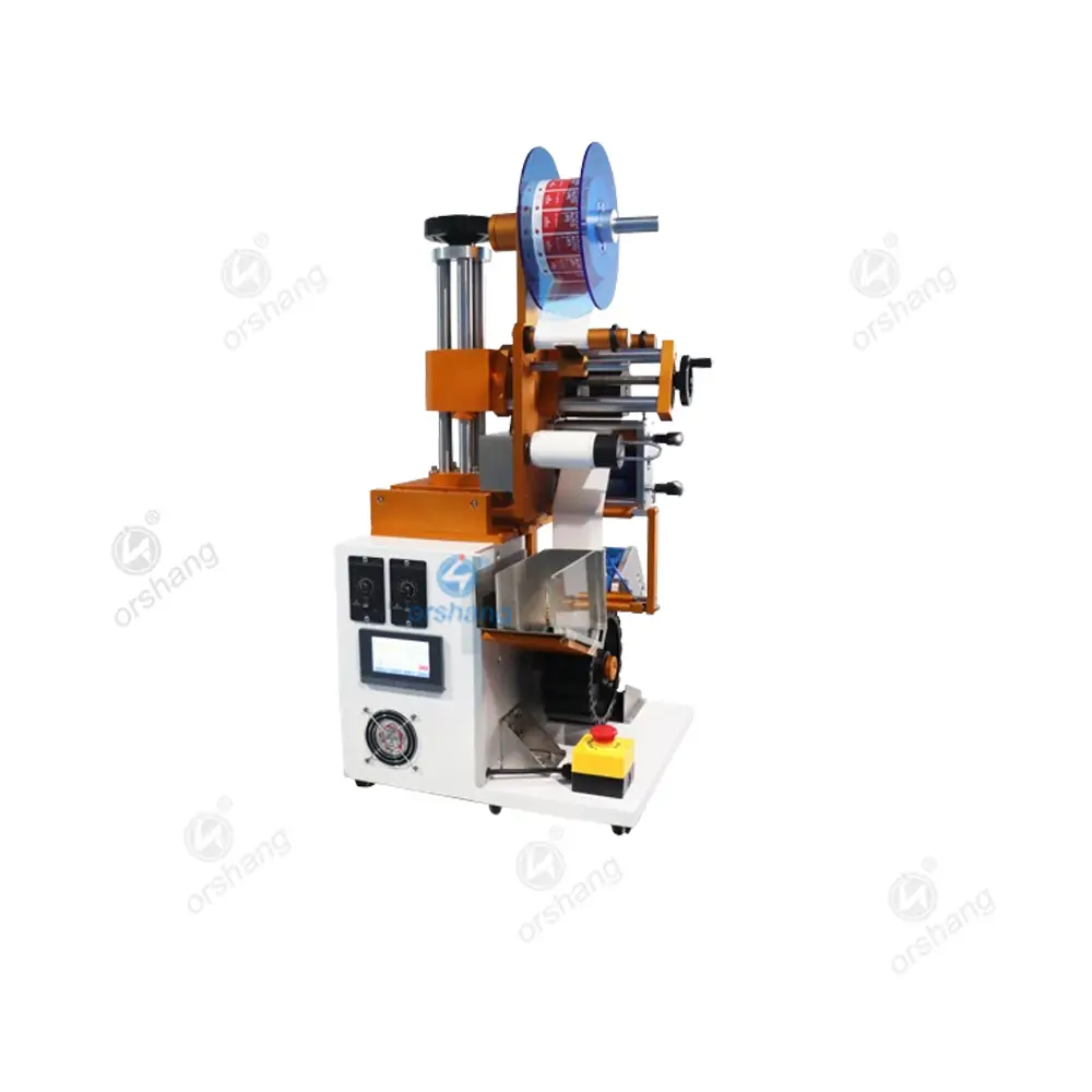 Round tube horizontal labeling machine small