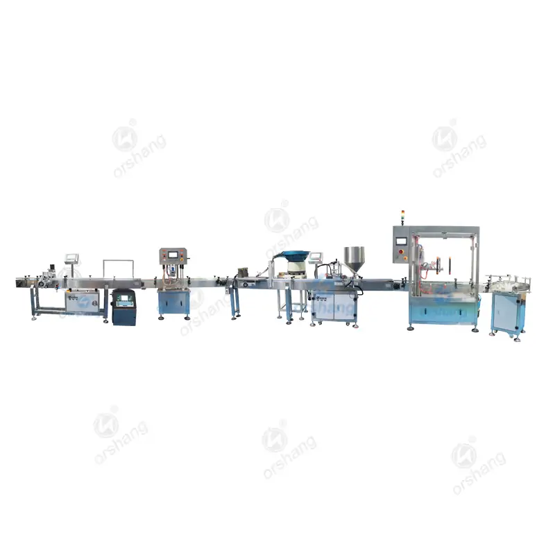 bird's nest bottle paste filling and packaging production line
