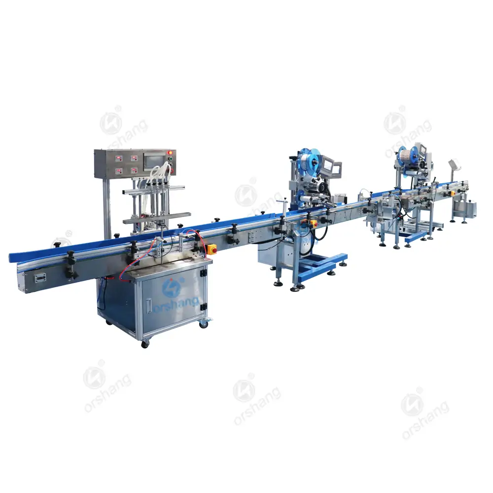 wine bottling line