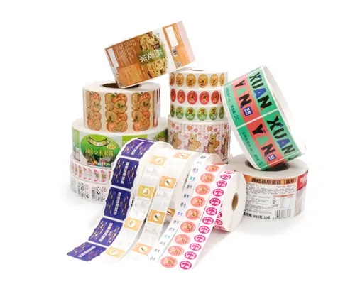 Customized self-adhesive labeling service