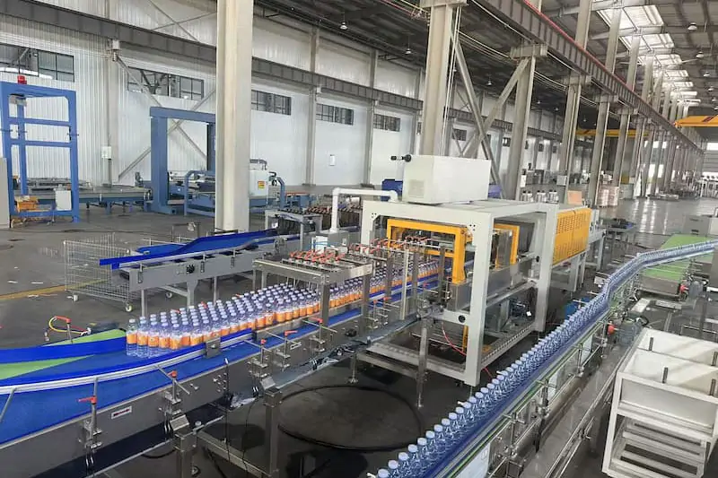 Производственная линия по упаковке воды